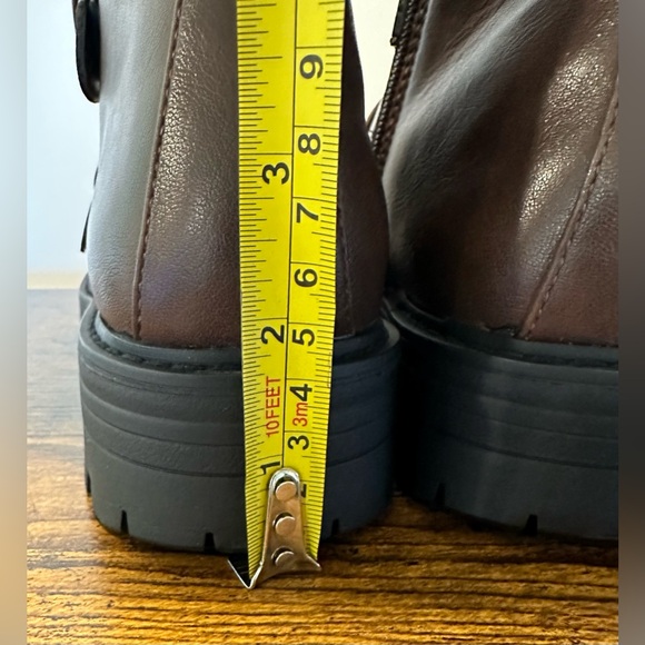 SO Womens Willaa Brown Combat Boots NWT Various Sizes - Picture 5 of 9
